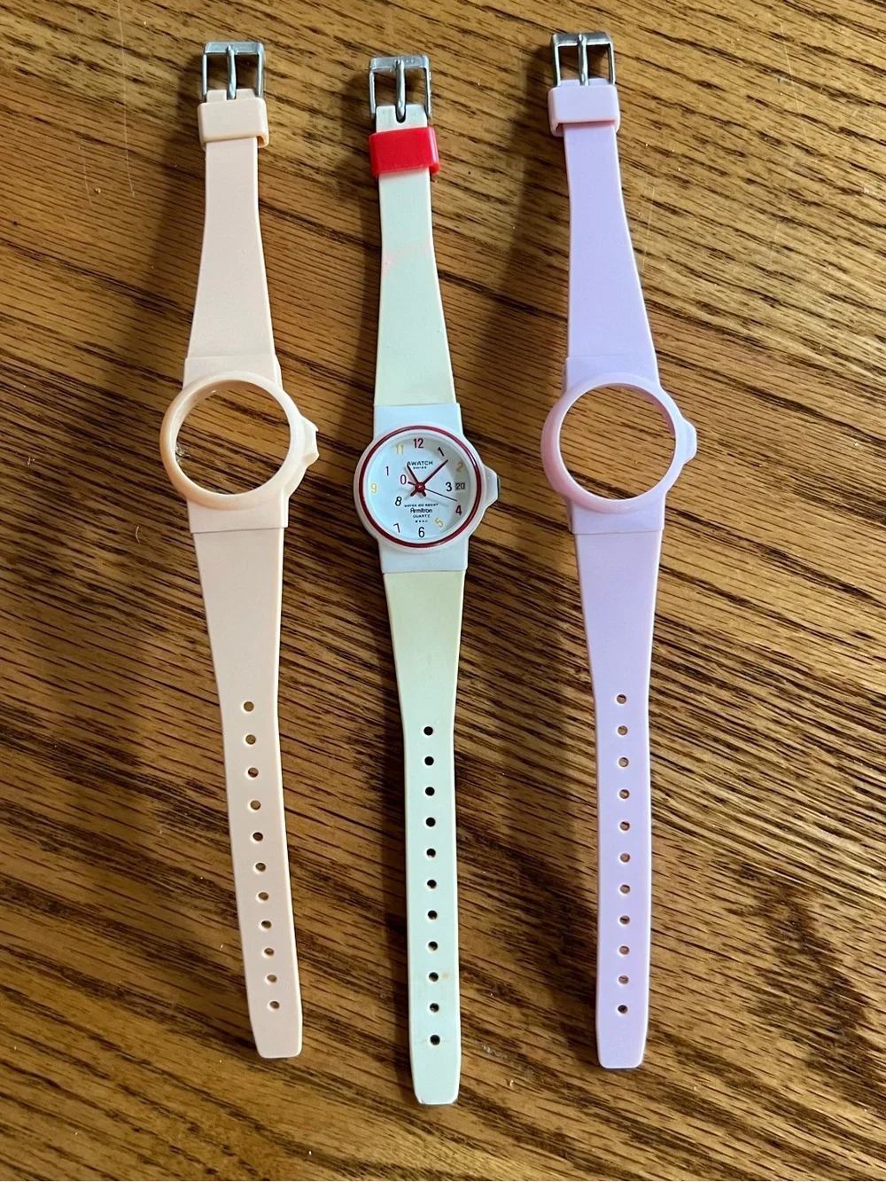 Armitron White Silicone Sport Watch with Stainless Back